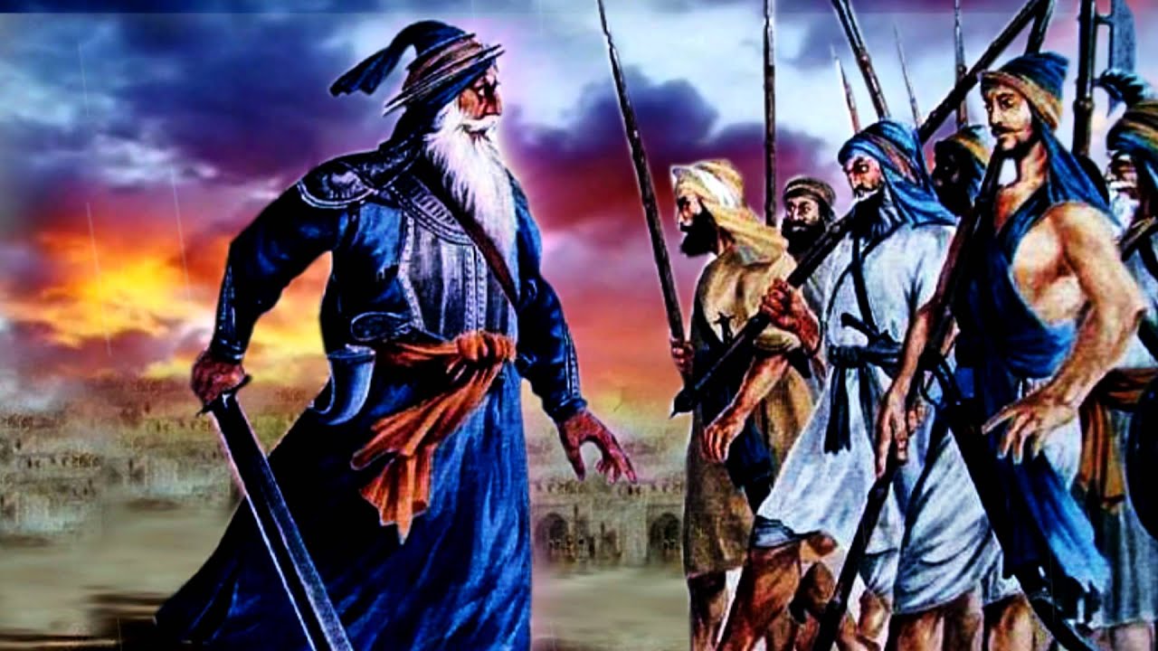Baba Deep Singh Ji in battle