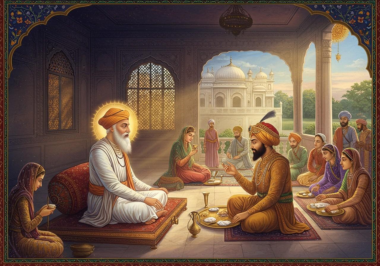 Guru Amar Das Ji and Akbar Story